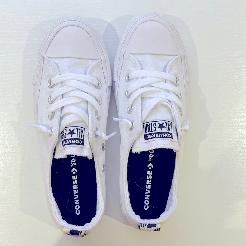 Converse custom Chuck Taylor size 7 white/leopard